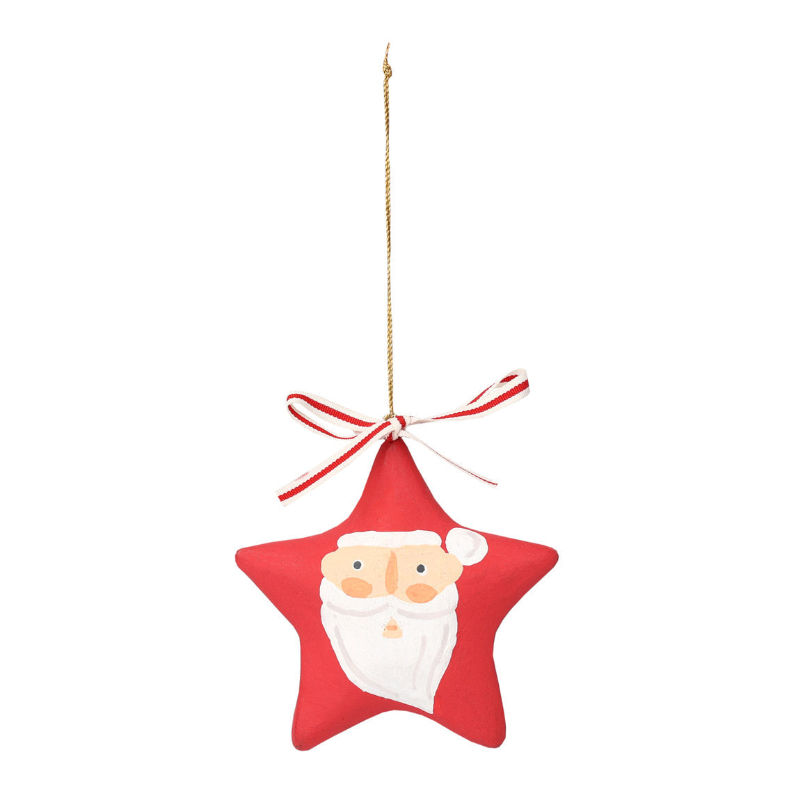 Handmade Santa Christmas Tree Decorations – 4 Pack