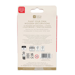 Paint Your Own Wooden Dec Kit - 10 Pack