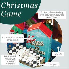 Kids vs Grown Ups Christmas Family Game