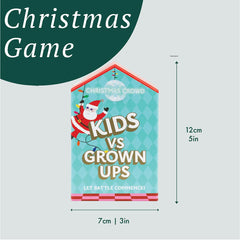 Kids vs Grown Ups Christmas Family Game