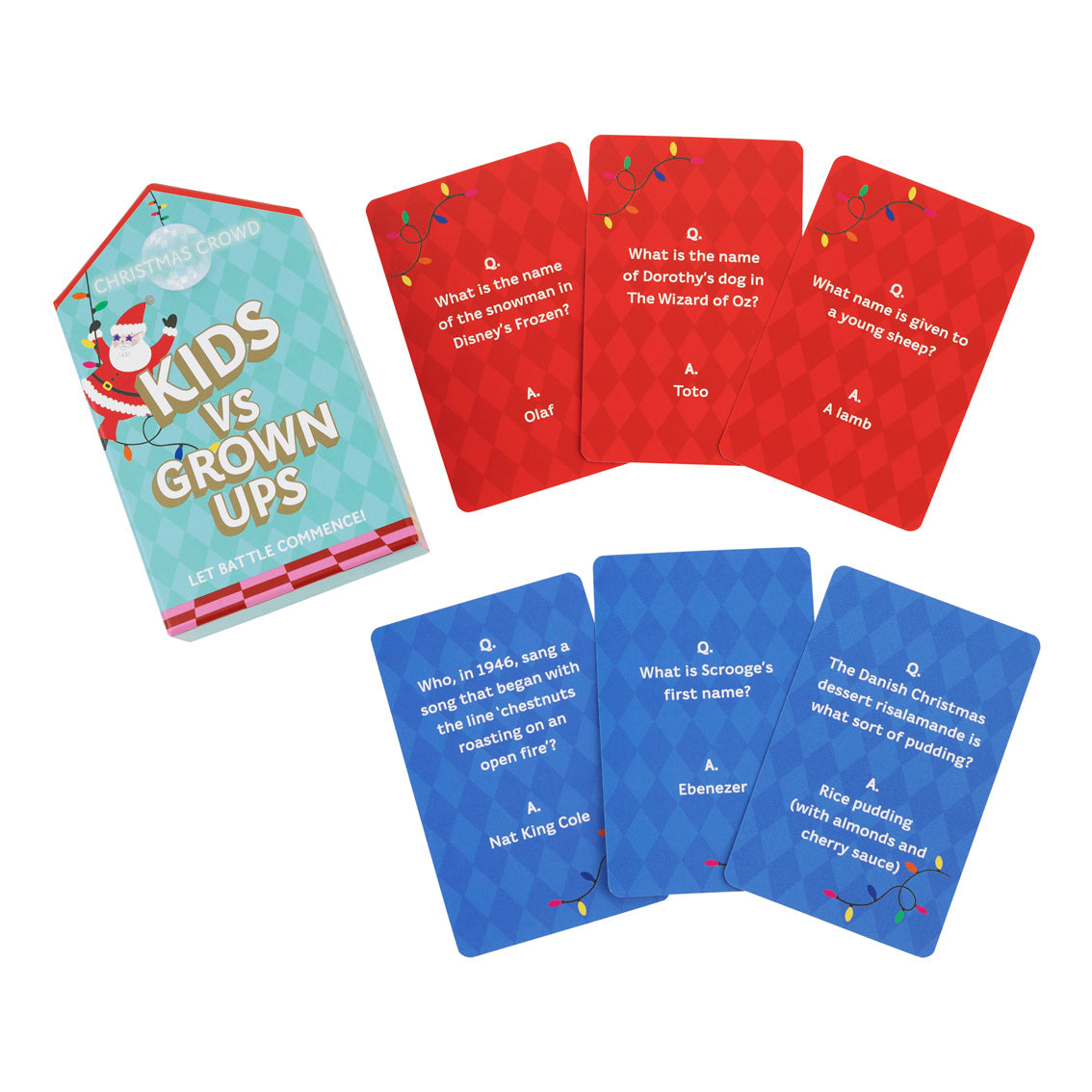Kids vs Grown Ups Christmas Family Game