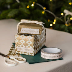 Gilded Merry Christmas Paper Tape - 20m