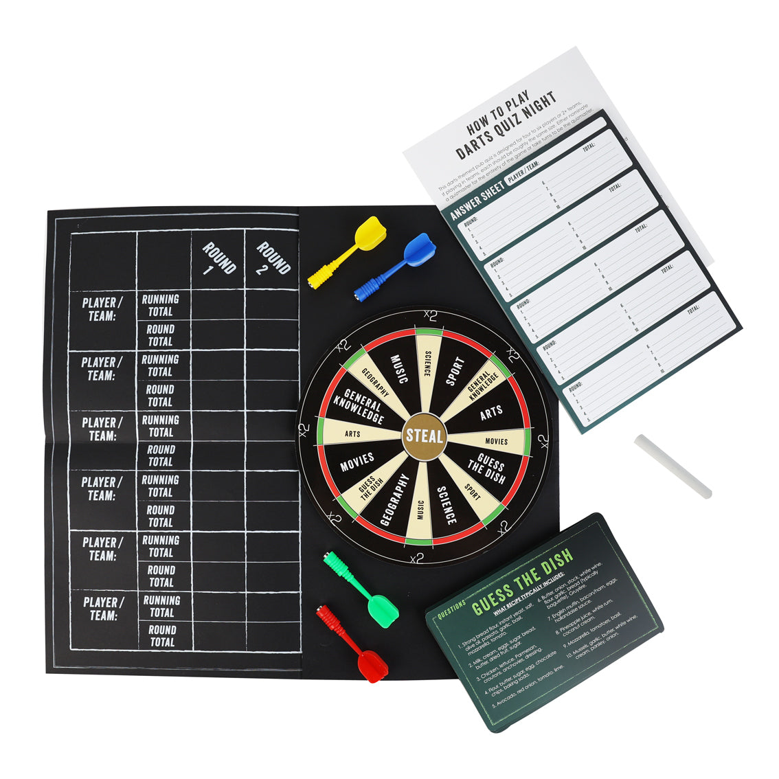 General Knowledge Quiz Darts Game