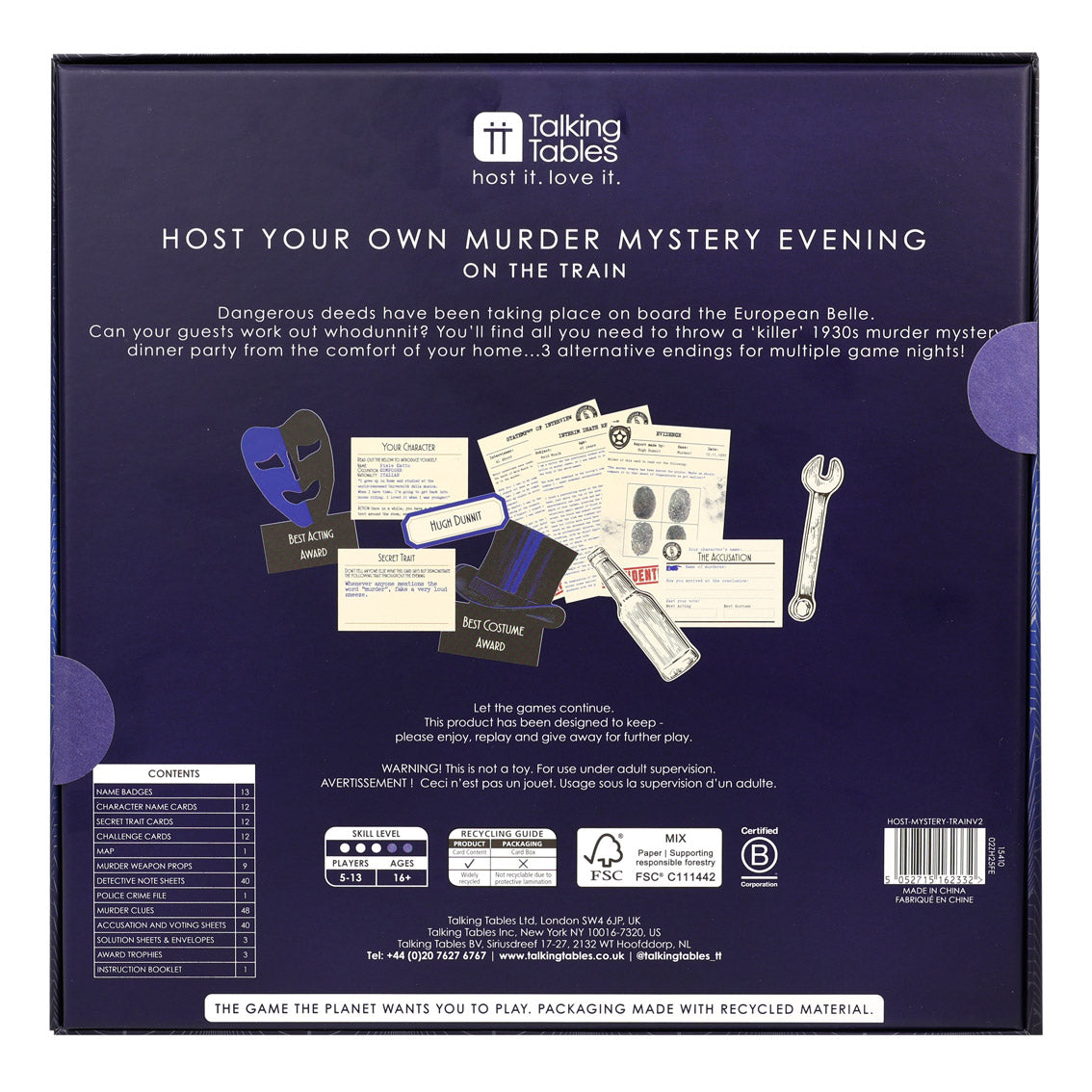 Host Your Own Murder Mystery on the Train