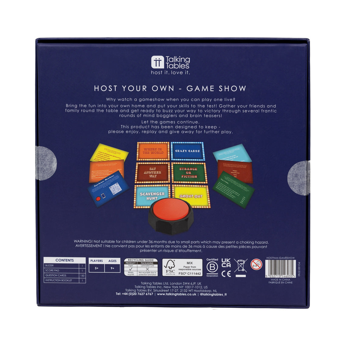 Host Your Own Family Game Show Party Game