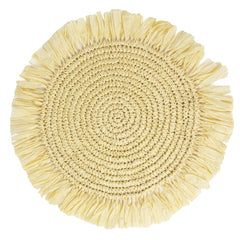 Natural Raffia Placemats - 2 Pack