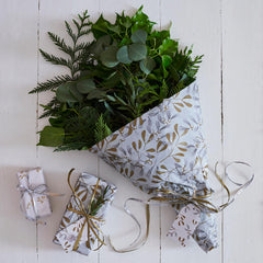 Metallic Raffia Christmas Ribbons - 3 Pack