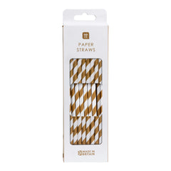 Mix & Match Gold Straws