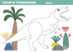 Printable - Party Dinosaurs