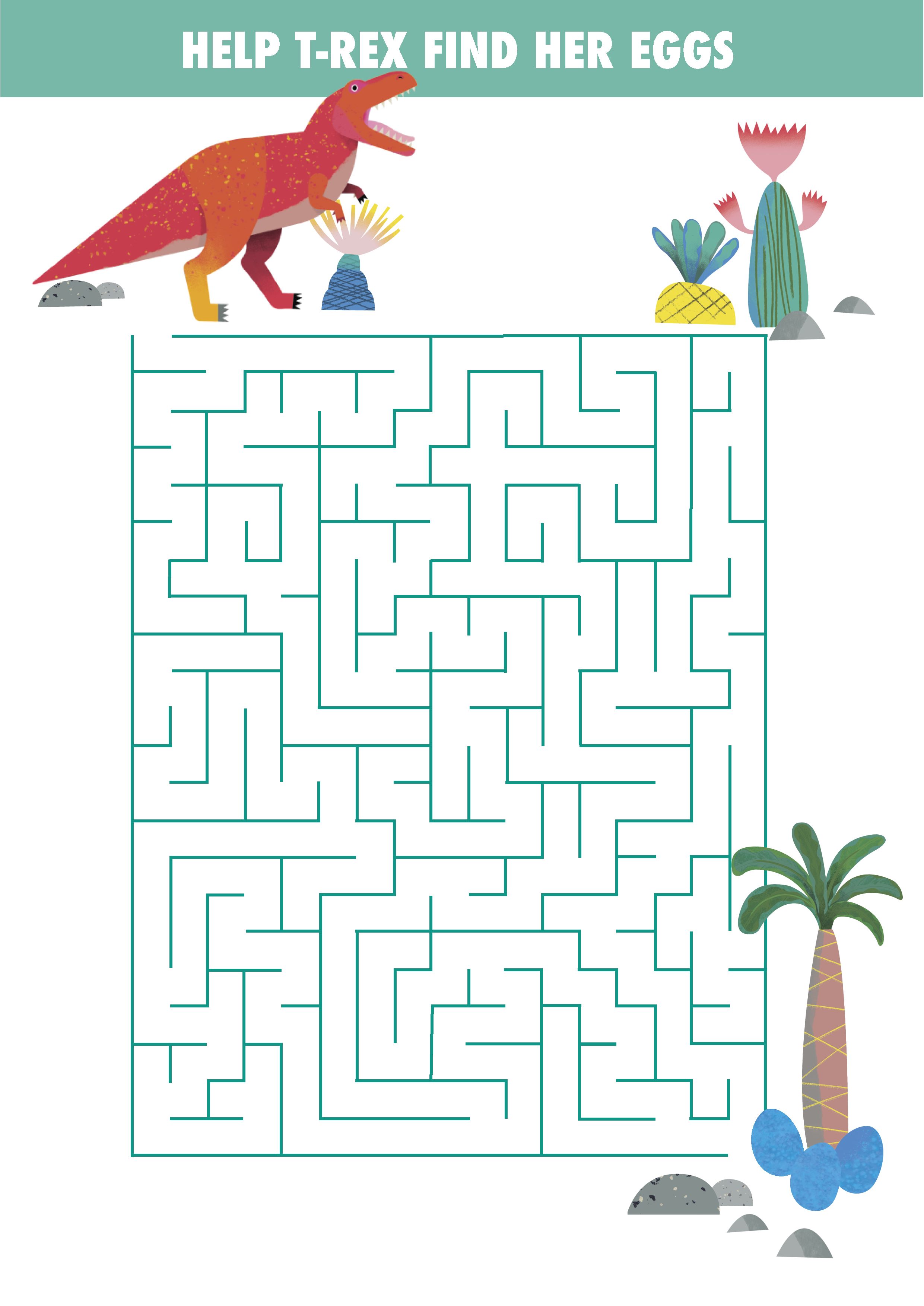 Printable - Party Dinosaurs