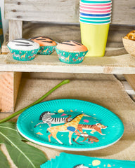 Party Animals Plate - 8 Pack | Kids Birthday Party|