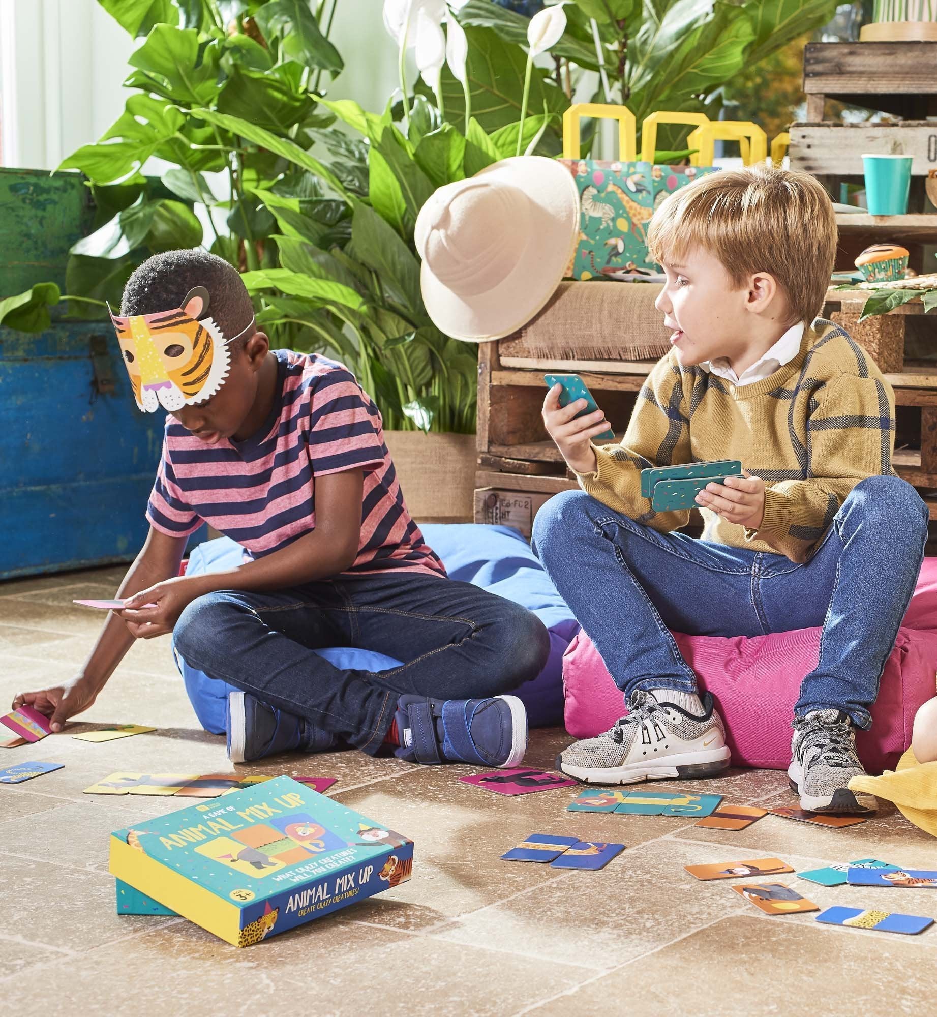 Children's Animals Mix-Up Game