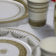 Gold & White Party Pack - 16 Pack