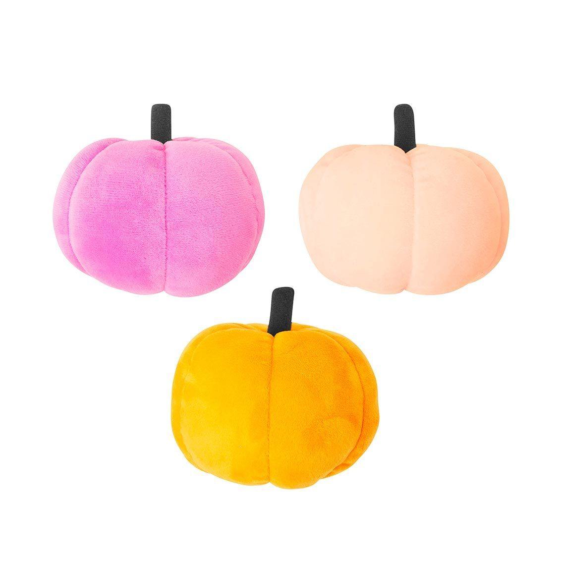 6 Velvet Pumpkin Decorations