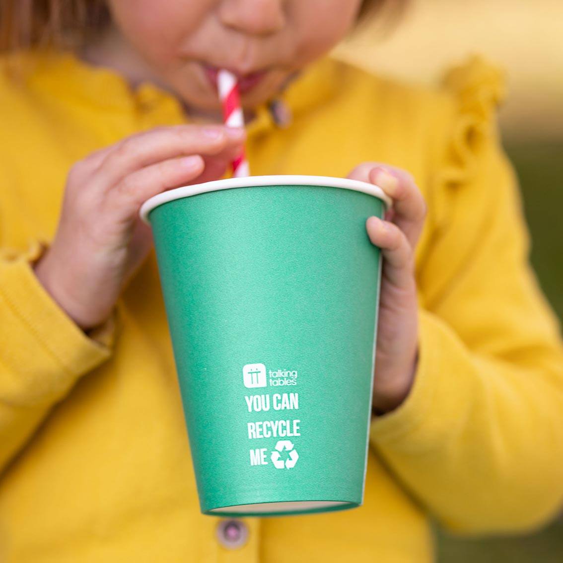 Paper Rainbow Cups - 8 Pack