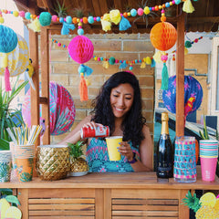 Paper Rainbow Cups - 8 Pack