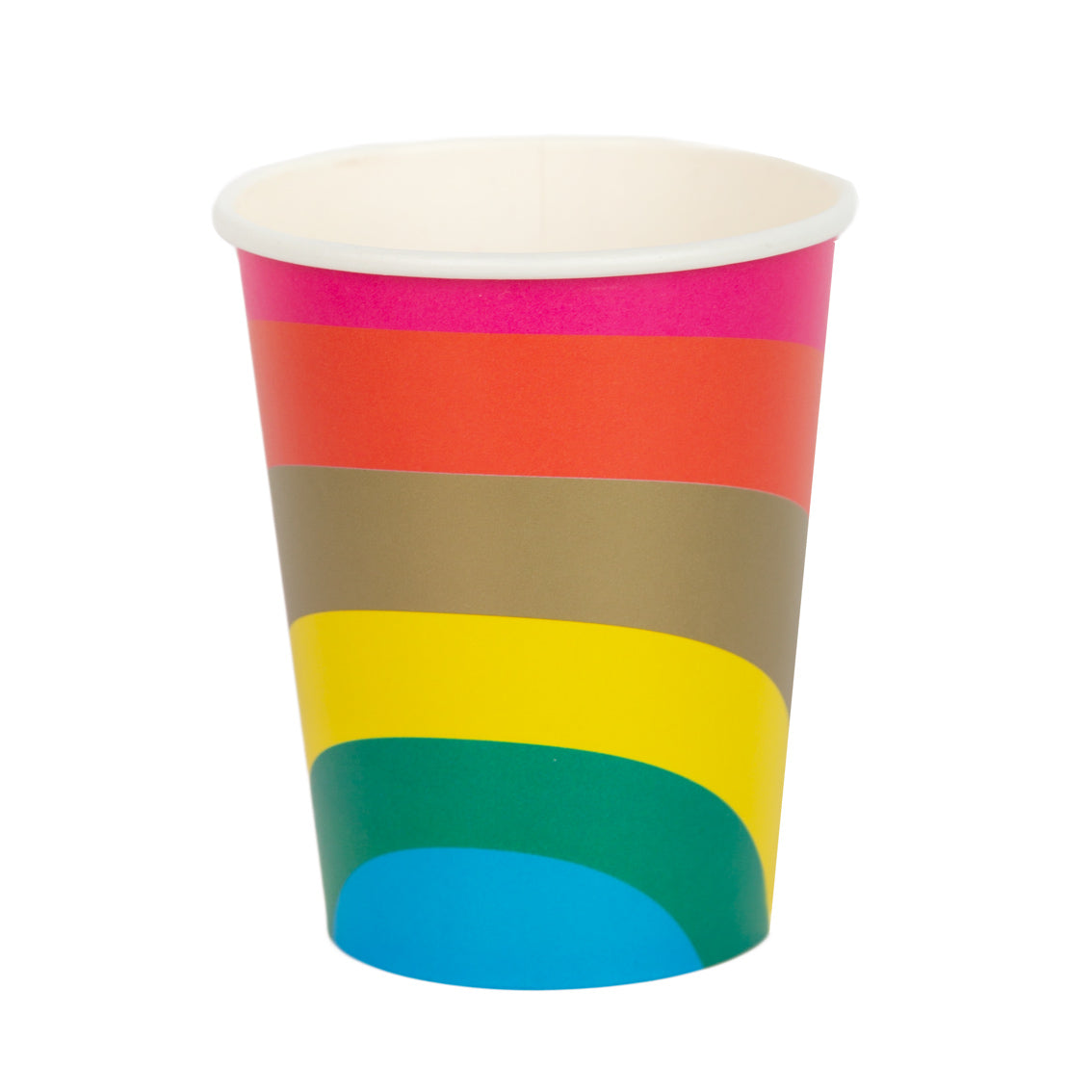 Birthday Brights Rainbow Paper Cups - 10 Pack