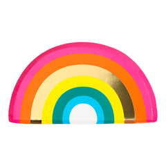 Birthday Brights Rainbow Shaped Plates - 10 pack