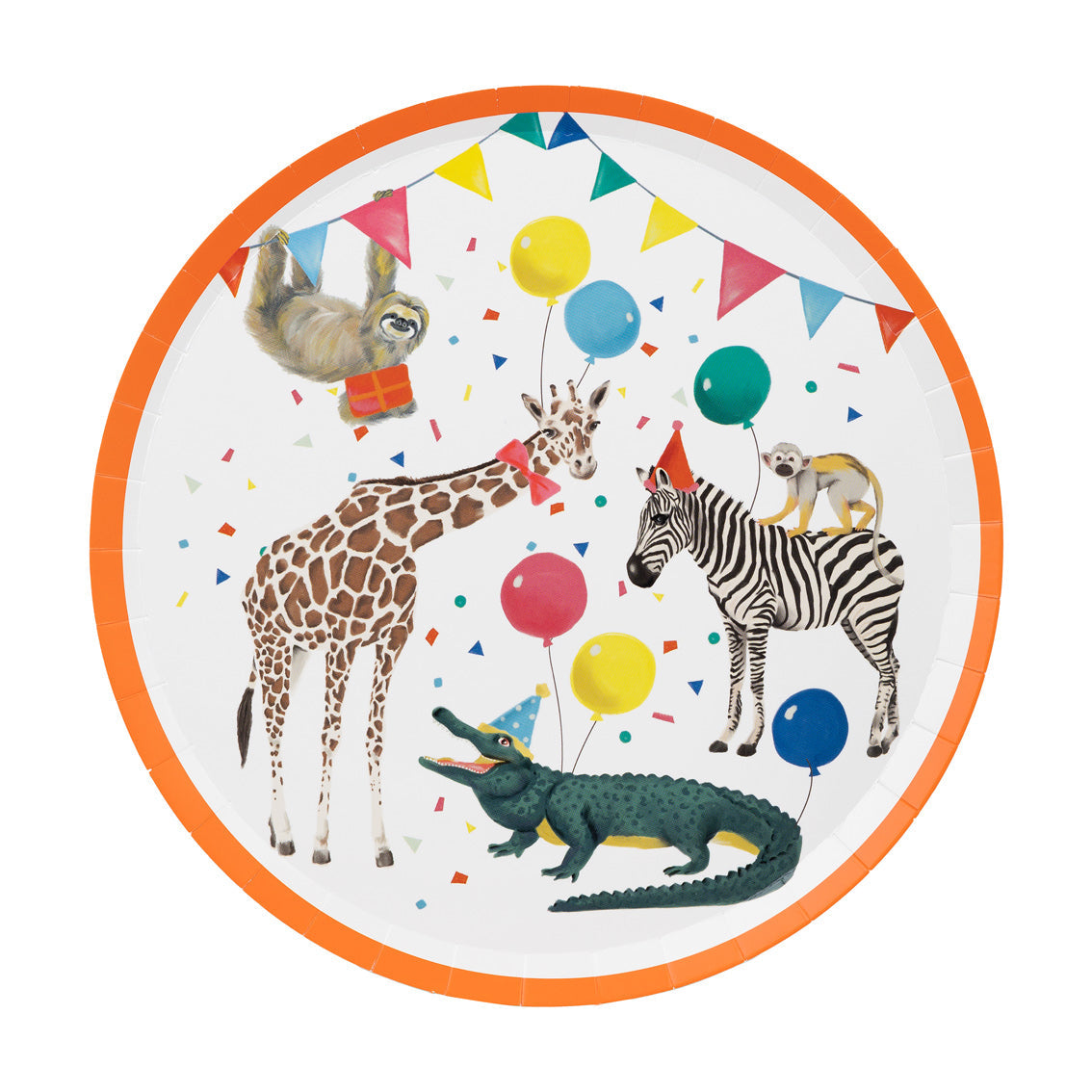 Party Safari Paper Plates - 8 Pack | Kids Birthday Party |