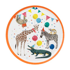 Party Safari Paper Plates - 8 Pack | Kids Birthday Party |