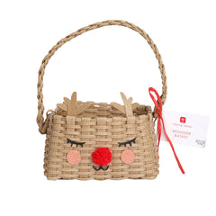 Christmas Recycled Reindeer Shaped Basket