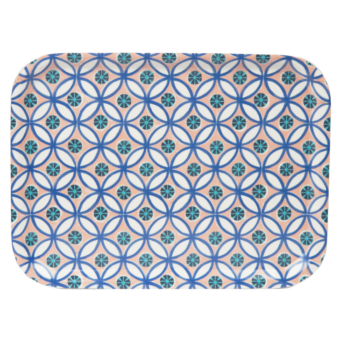 Moroccan Souk Pink Wooden Tray