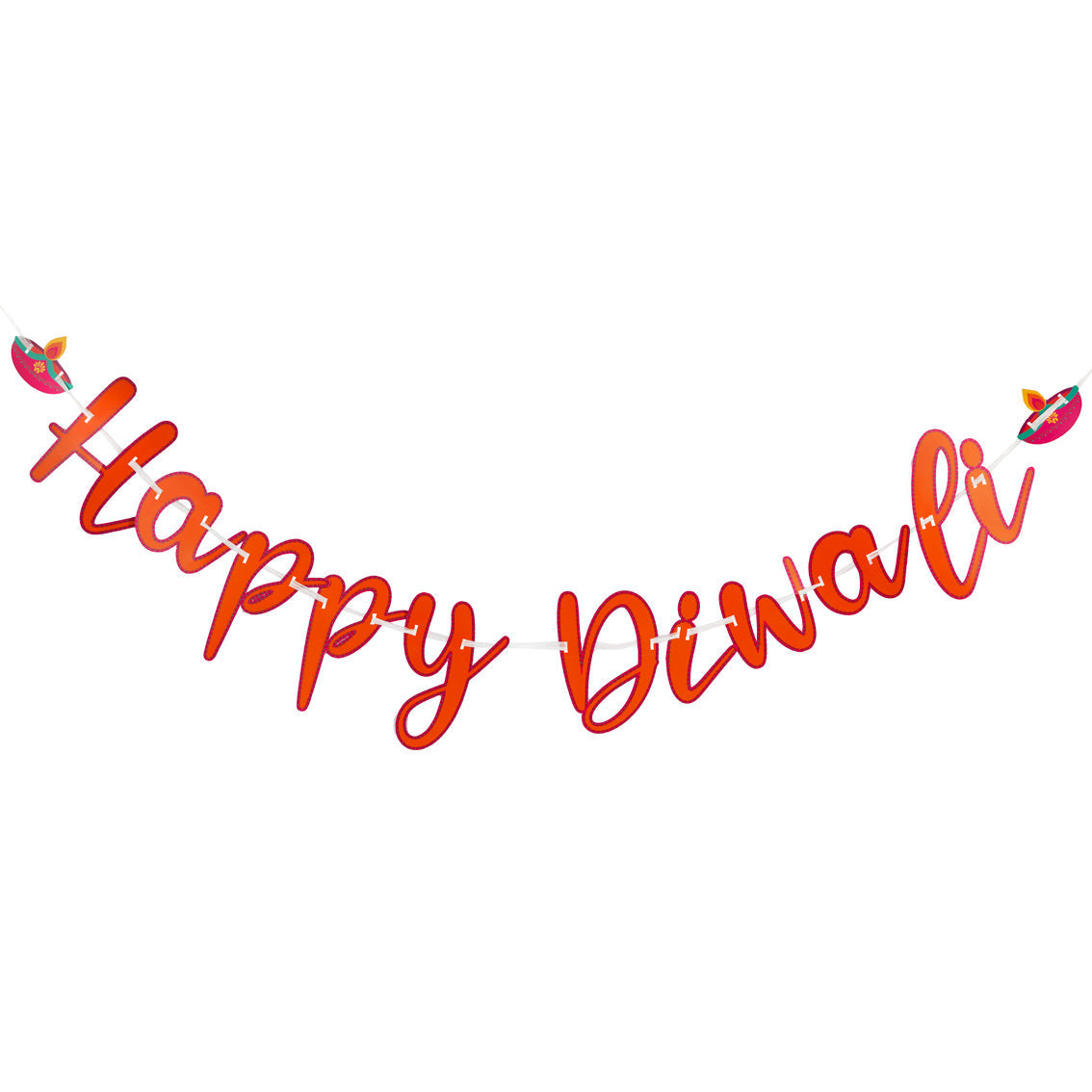 Happy Diwali Banner Garland - 3m