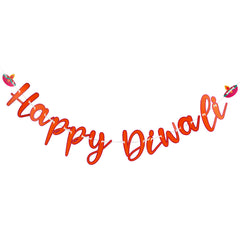 Happy Diwali Banner Garland - 3m