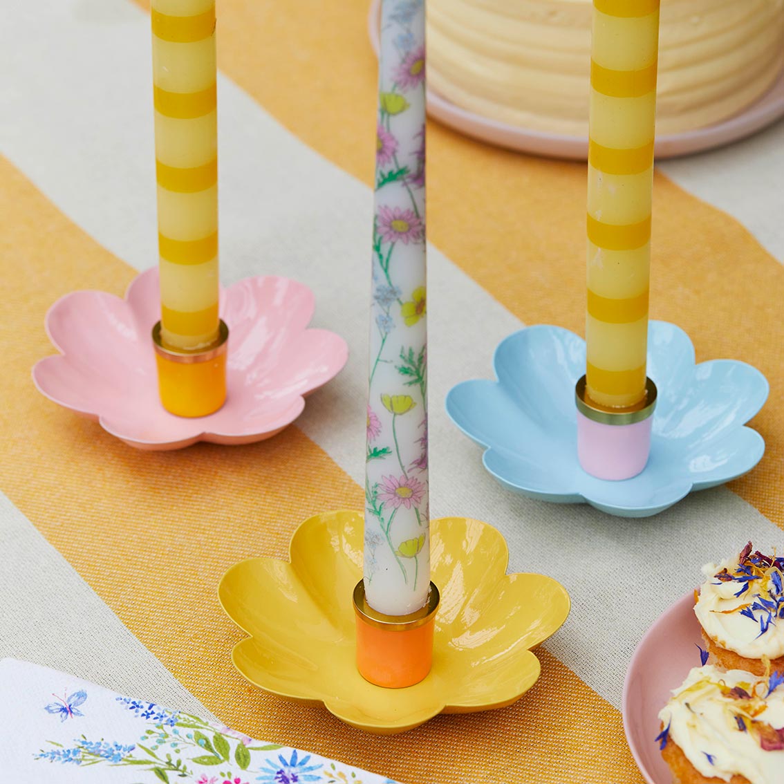 Meadow Taper Dinner Candles - 2 Pack