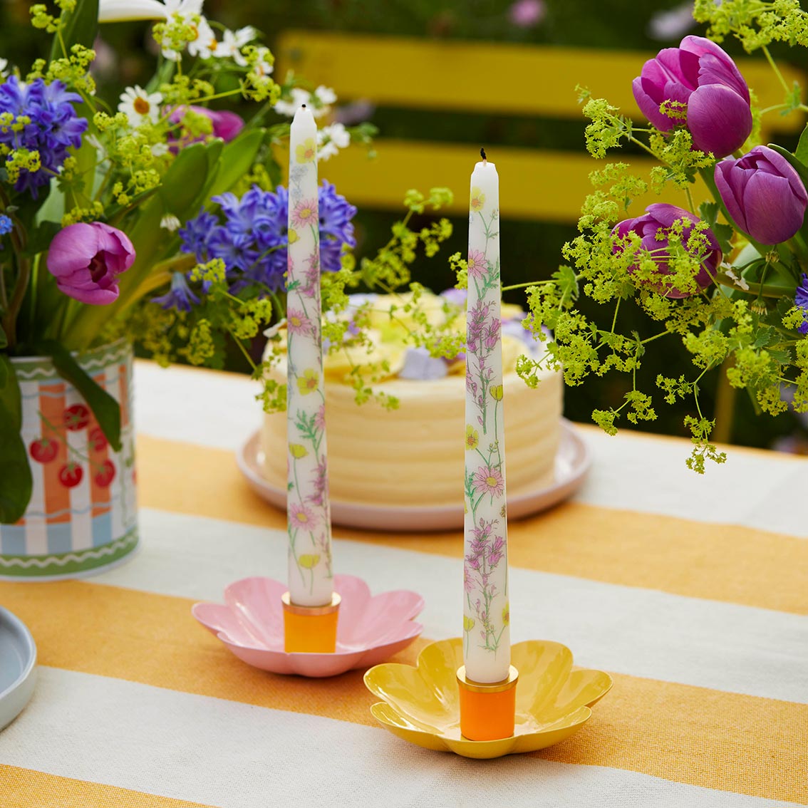 Meadow Taper Dinner Candles - 2 Pack
