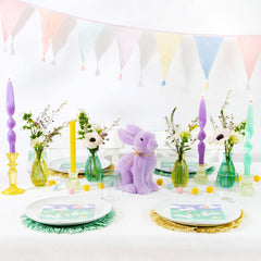 Pastel Fabric Birthday Banner Bunting, 3m