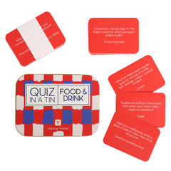 Quiz in a Tin - Food Trivia - 200 Questions
