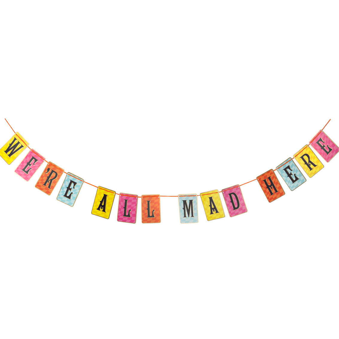 Alice in Wonderland Double Sided Party Bunting - 3m