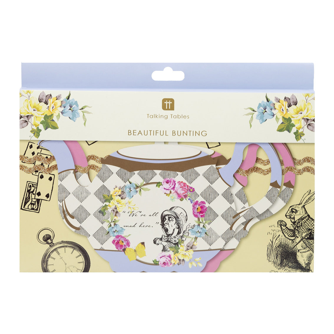 Alice in Wonderland Teapot Party Bunting
