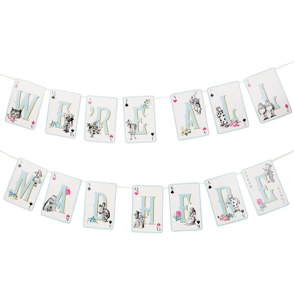 Blue Alice in Wonderland Party Pack - 16 Pack