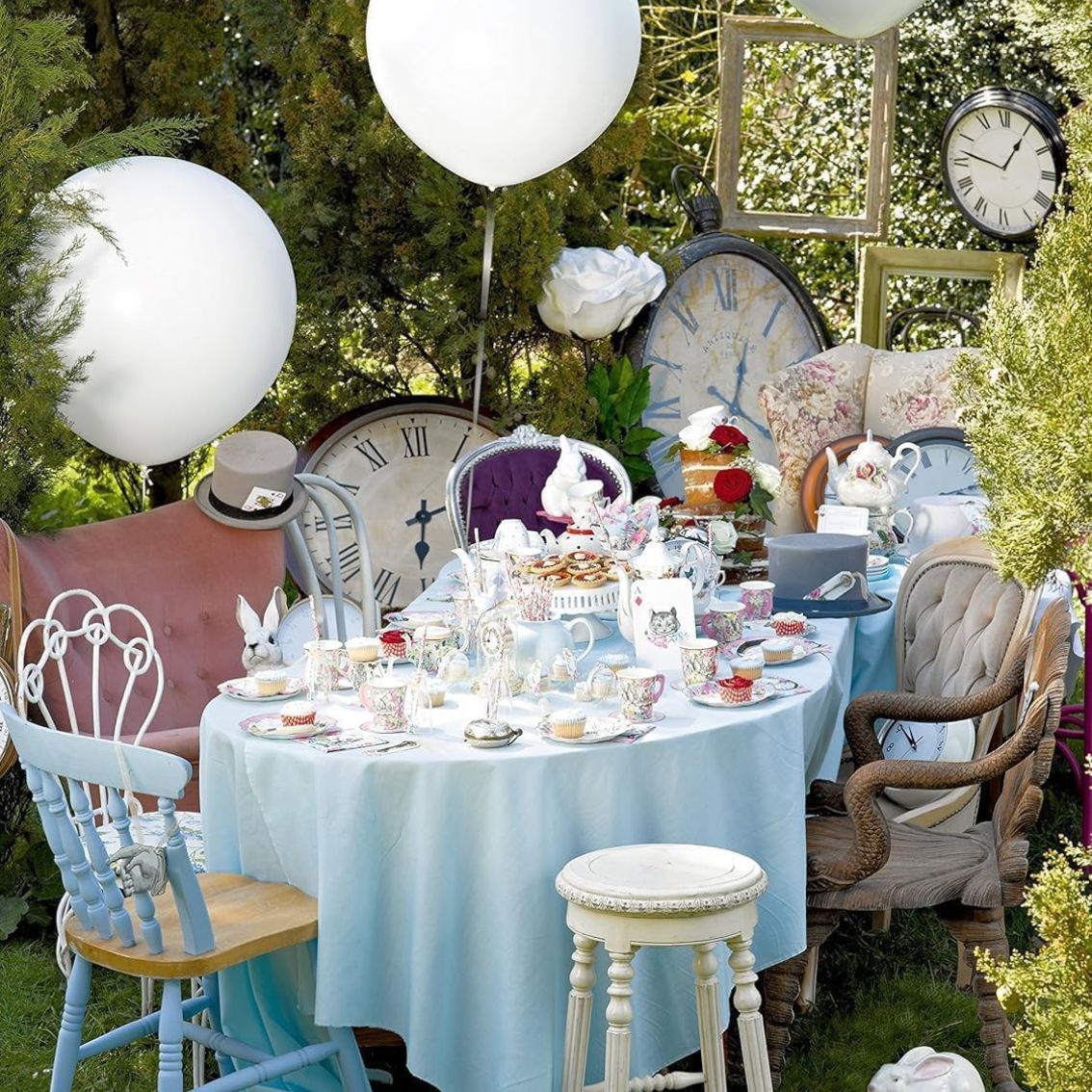 Bulk Pack of 144 Alice In Wonderland Paper Plates - 3 Designs