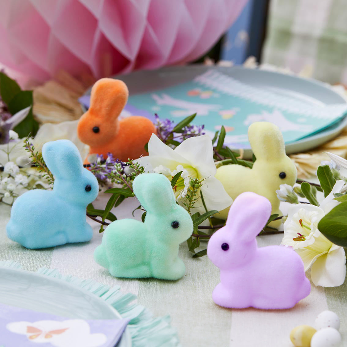 Bunny Pastel Table Decorations - 5 Pack