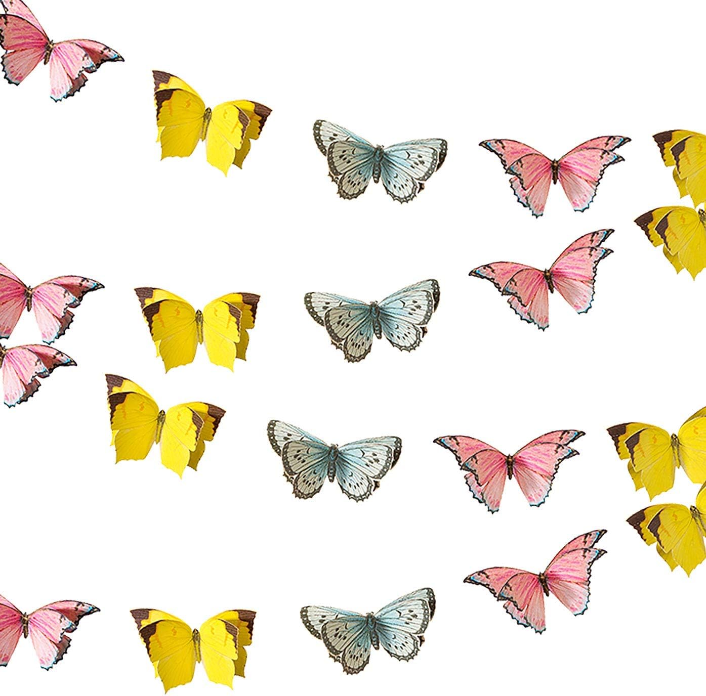 Colourful Butterfly Garland Bunting - 2.5m