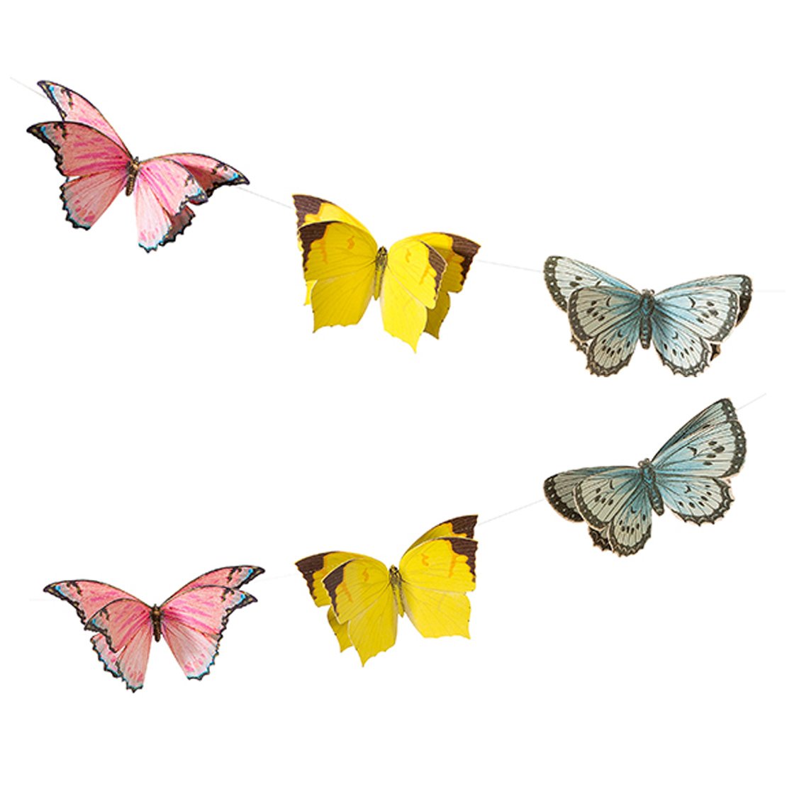 Colourful Butterfly Garland Bunting - 2.5m