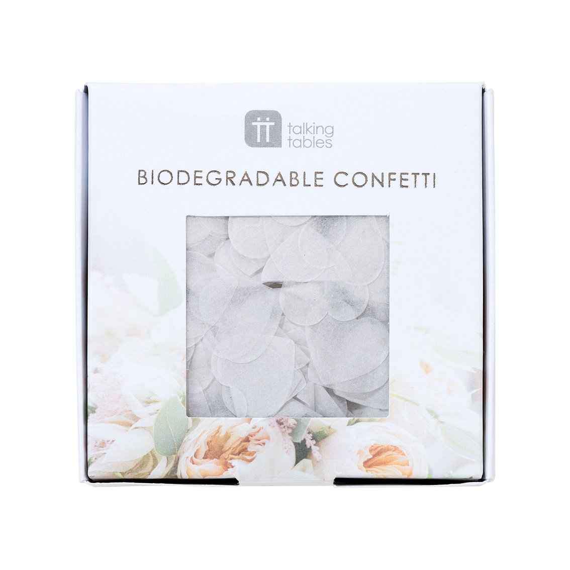 Modern Romance White Confetti