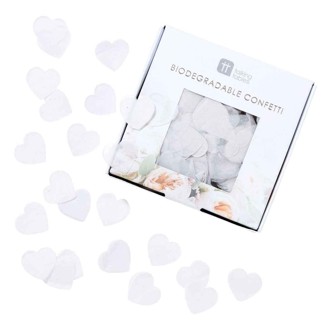 Modern Romance White Confetti