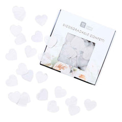 Modern Romance White Confetti