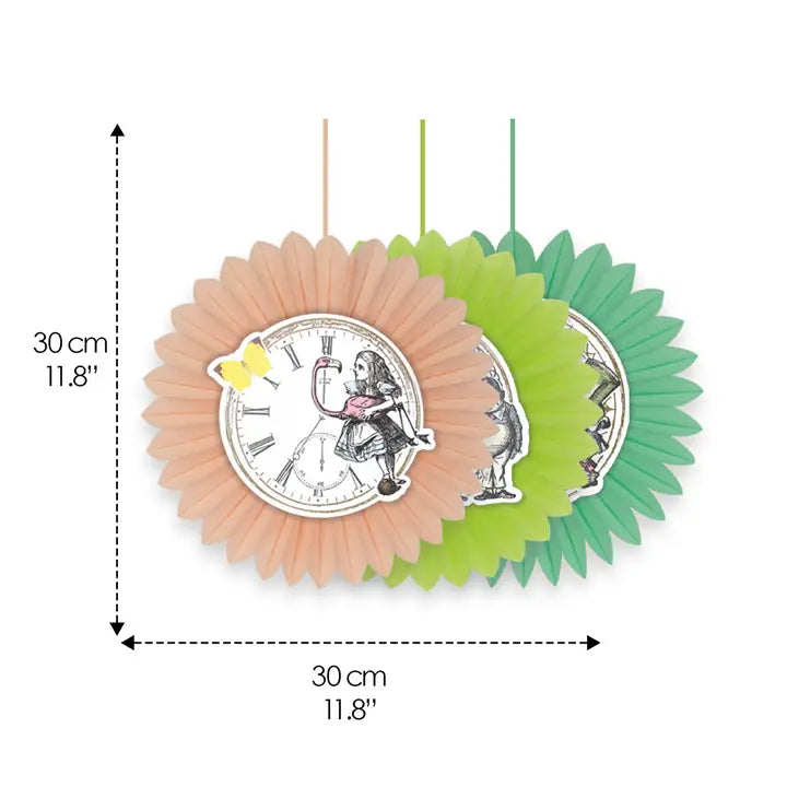 Alice Clock Fan Decorations