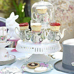 Alice in Wonderland Card Teapot Cake Stands